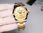 JH Factory Replica 8215 Rolex Oyster Perpetual Datejust 2-Tone Watch 41mm